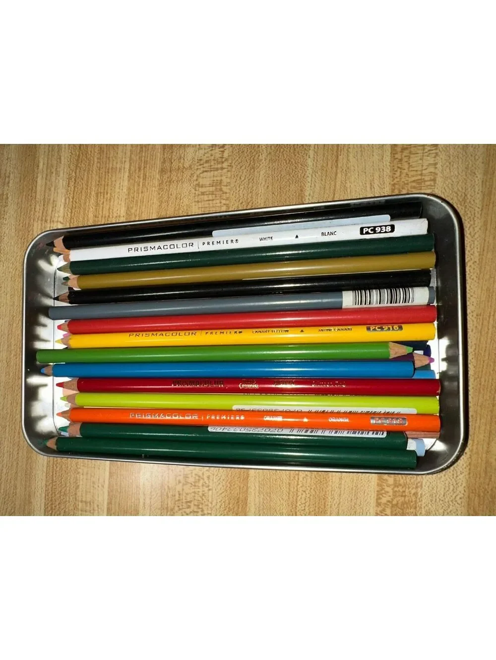 Prismacolor Premier Colored Pencils Metal Tin Case